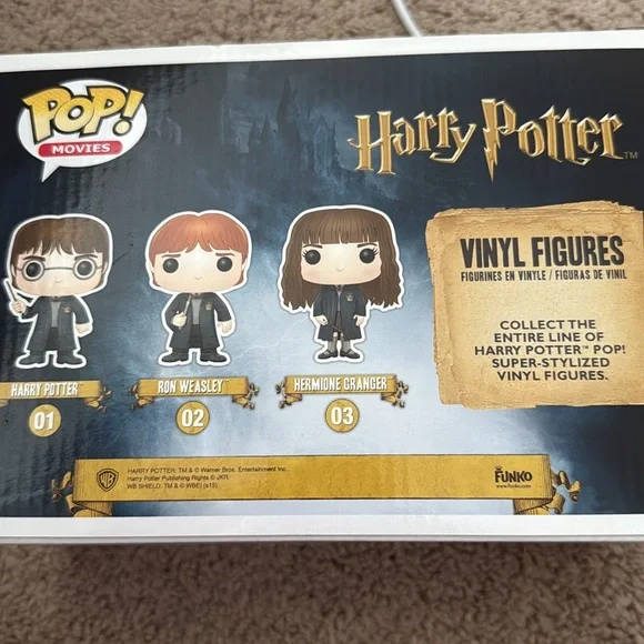 Funko Pop! Harry Potter Trio Vinyl Figures - Picture 3 of 3